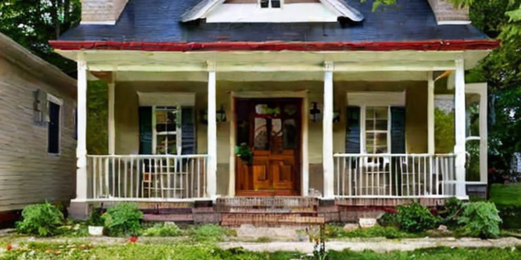 How to make a small front porch look bigger after remodeling