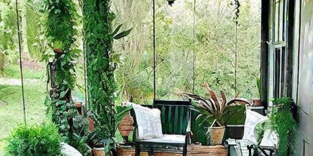 What are some porch greenery design trends for this year