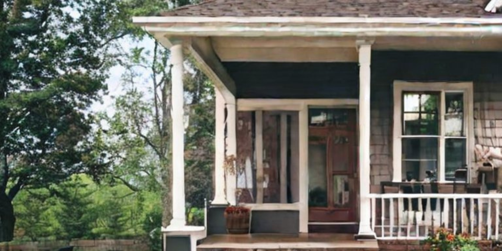how to remodel a small front porch