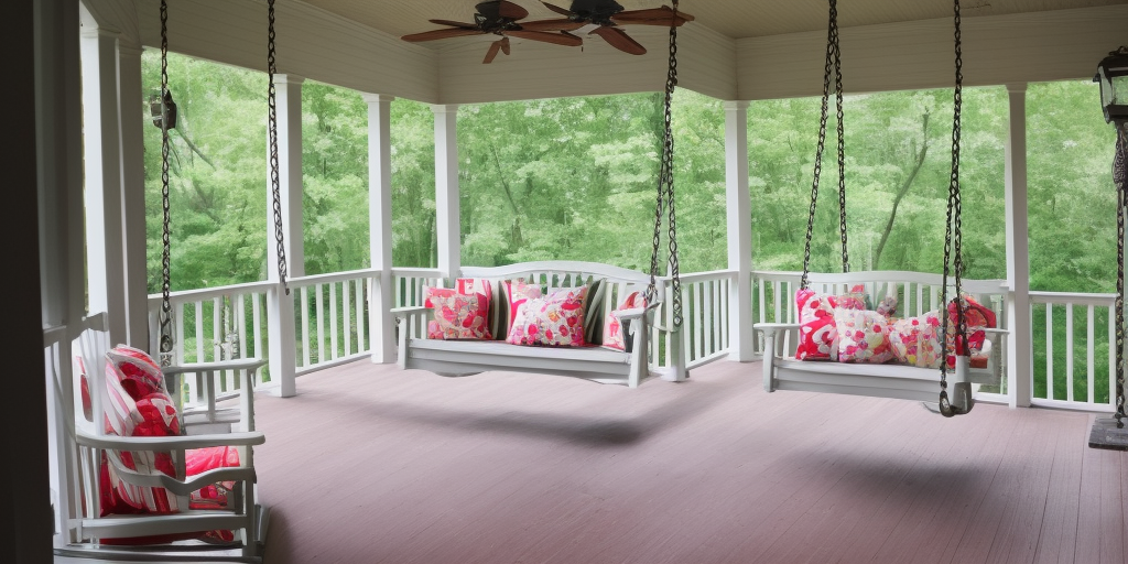 how to repair a porch swing seat