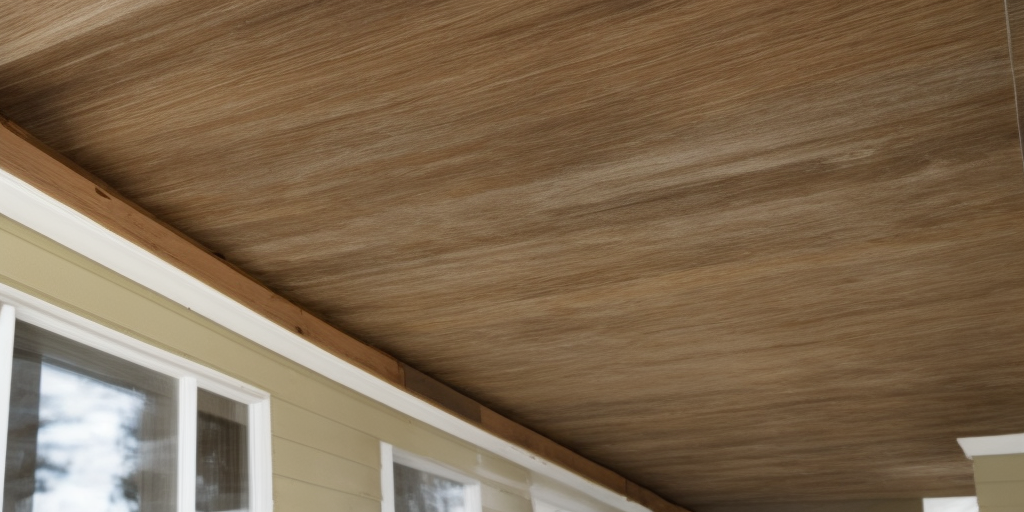 How to fix a porch ceiling of tongue-and-groove planks