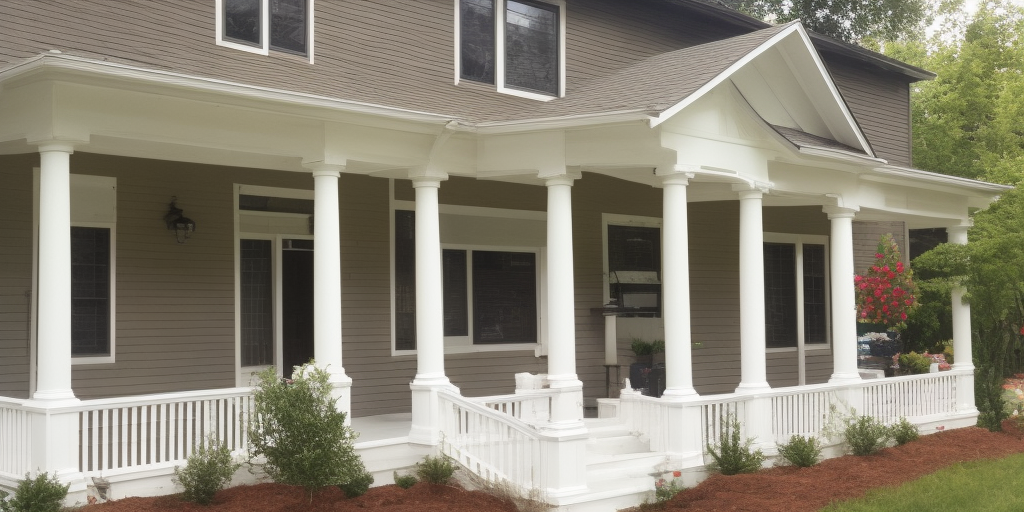 How to replace porch columns on a budget