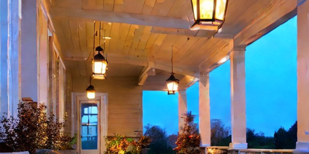how to install porch lighting for a welcoming entrance