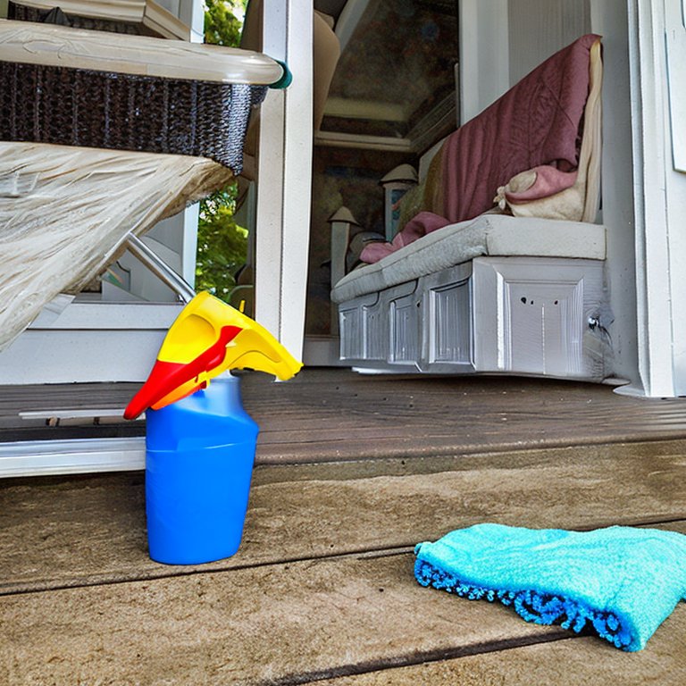 How-to-clean-a-wooden-porch-with-household-items
