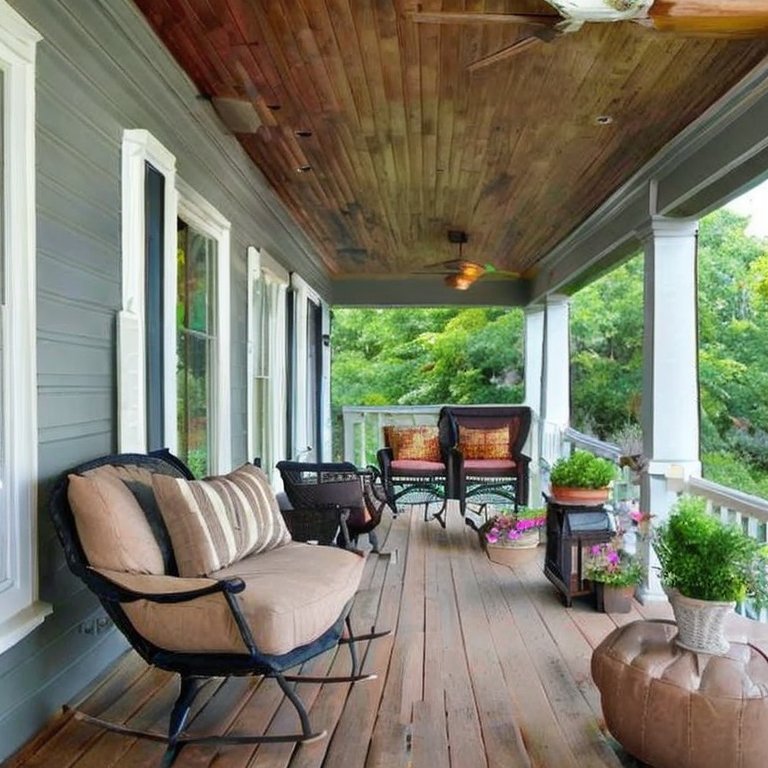 What are the best porch ideas for maximizing space on a tight budget