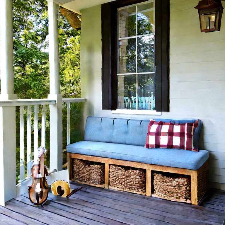 What are the most effective porch storage solutions