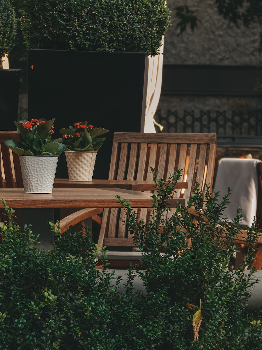 What are the best plants and flowers for adding greenery to a country porch