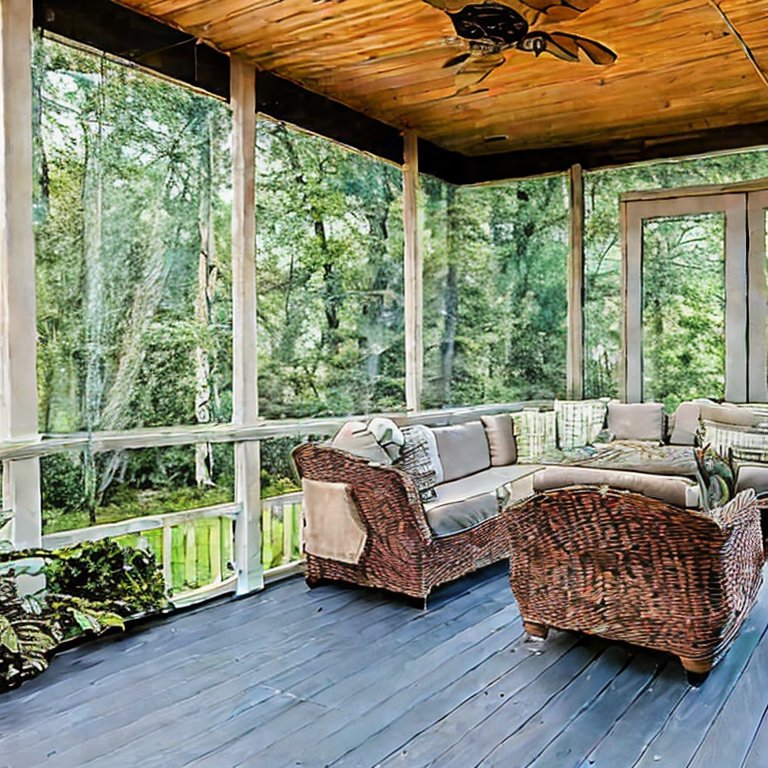 What are the Must-Have Accessories for a Decorated Screened-In Porch