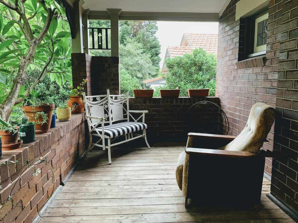 How to Decorate a Long Front Porch with Plants and Flowers