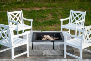 how to keep patio furniture from sinking into the ground