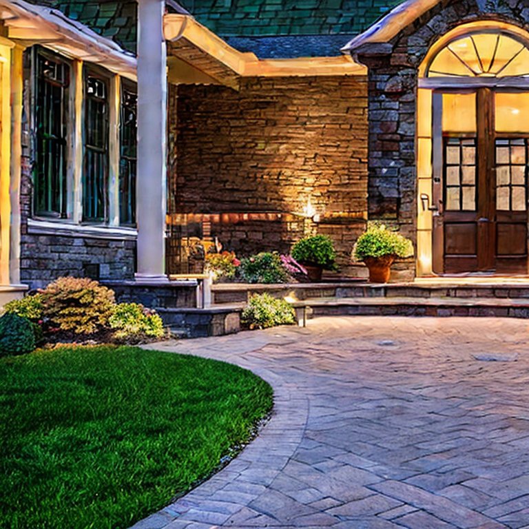 Can Up-Lighting Be Used On Both Small And Large Porches To Highlight Their Best Features