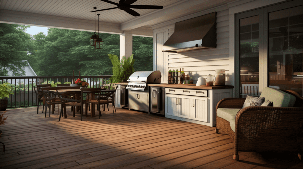 Back Porch Ideas With Outdoor Kitchen