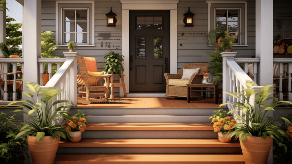 Small Front Porch Ideas With Steps