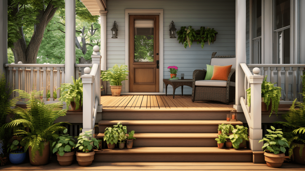 Small Front Porch Ideas With Steps